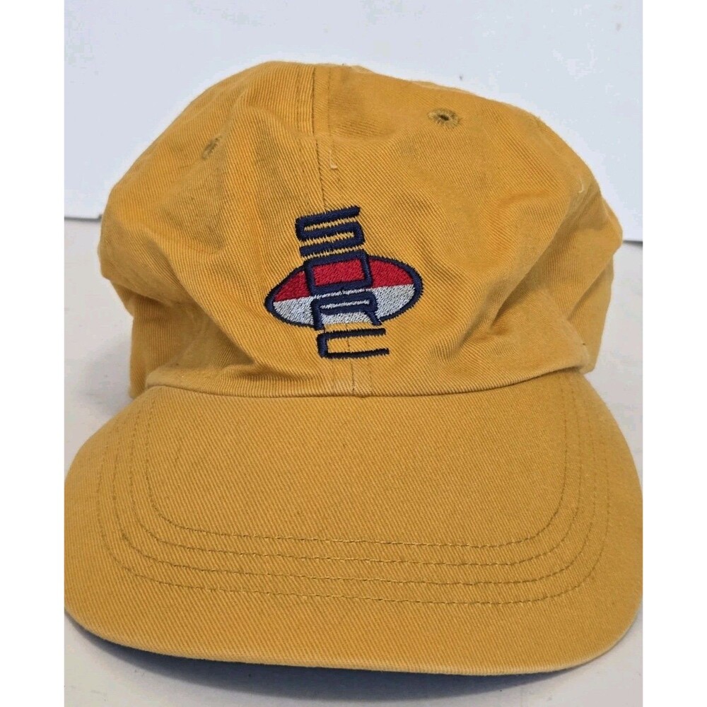 Vintage Acura Hat Car Yellow Strapback Sorc 90s 1999 Dad Cap